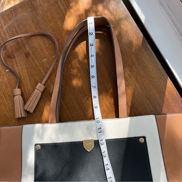 Gorgeous Aldo Tri-Color Large Tote Bag - Picture 10 of 12
